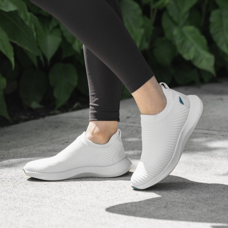 Vessi Everyday Move Slip Ons Vandtætte Sneakers Dame Hvide | DK-01659