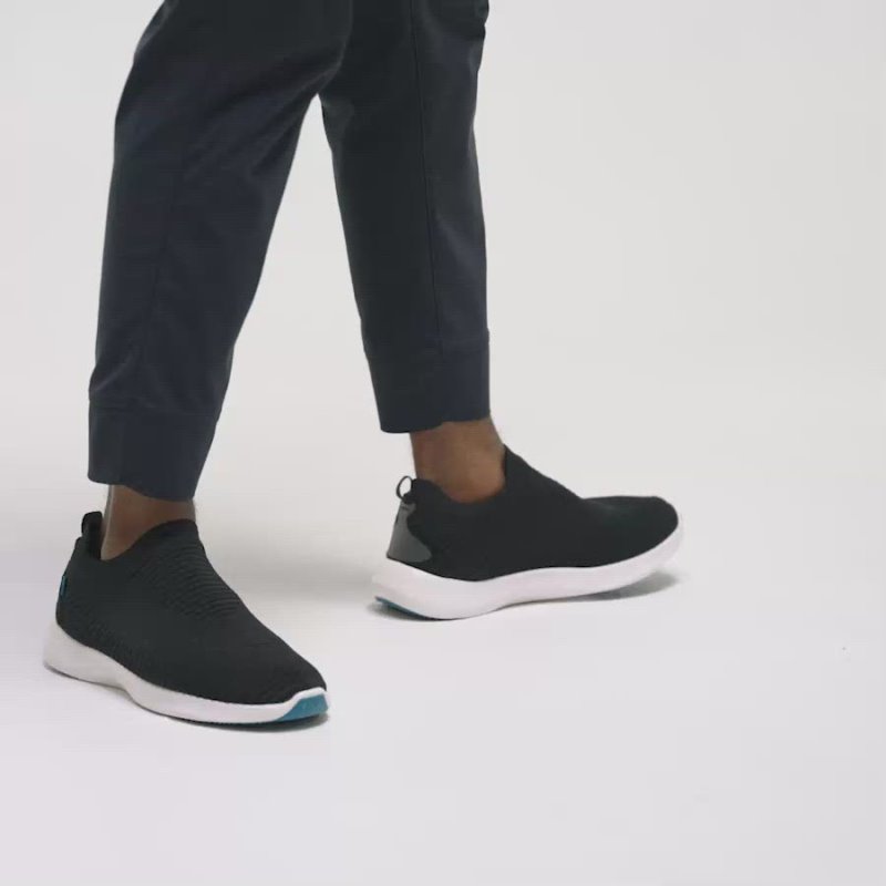 Vessi Everyday Move Slip Ons Vandtætte Sneakers Herre Sort | DK-29368