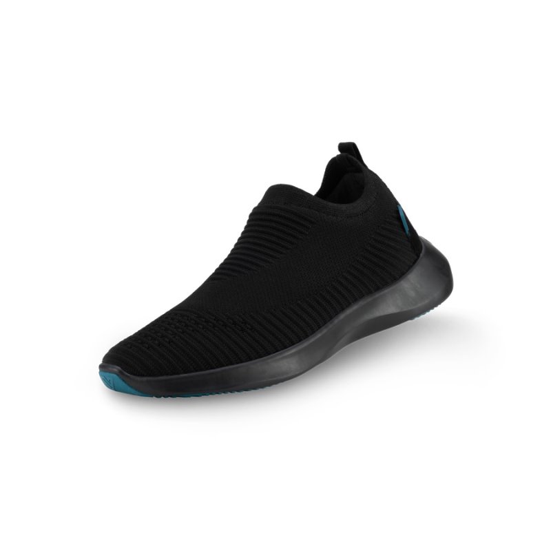 Vessi Everyday Move Slip Ons Vandtætte Sneakers Herre Sort Sort | DK-70183