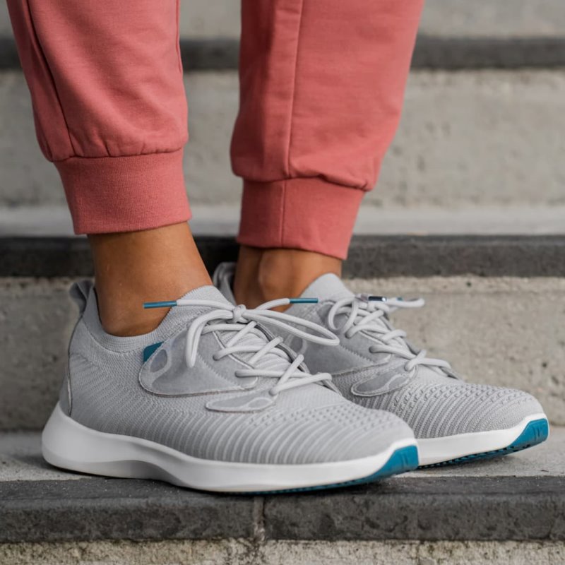 Vessi Everyday Move Vandtætte Sneakers Dame Sølv Grå | DK-17546