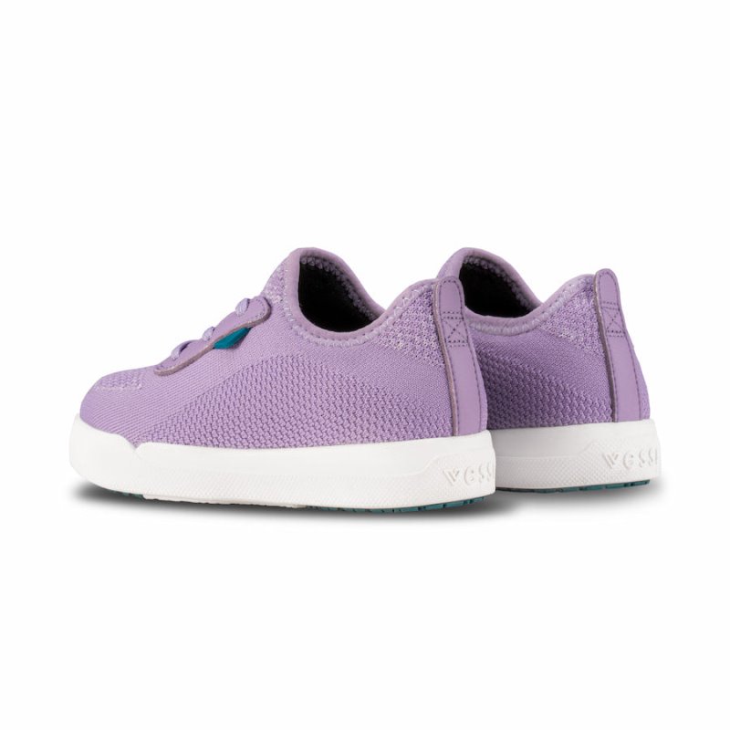 Vessi Weekend Vandtætte Sneakers Børn Lilla | DK-73979