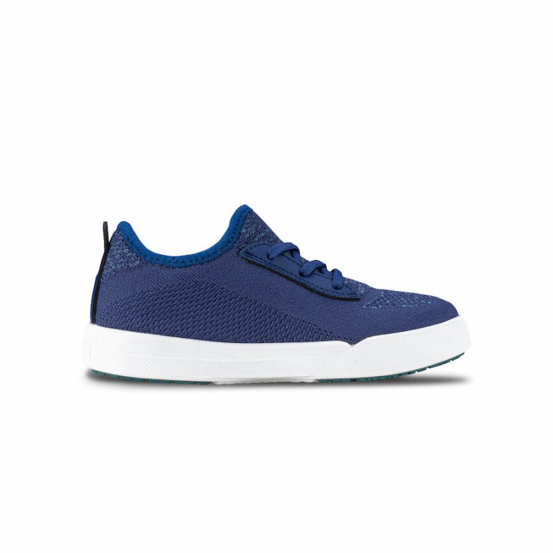 Vessi Weekend Vandtætte Sneakers Børn Mørkeblå Blå | DK-33419