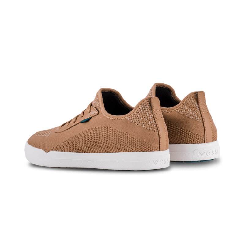 Vessi Weekend Vandtætte Sneakers Dame Brune | DK-44436