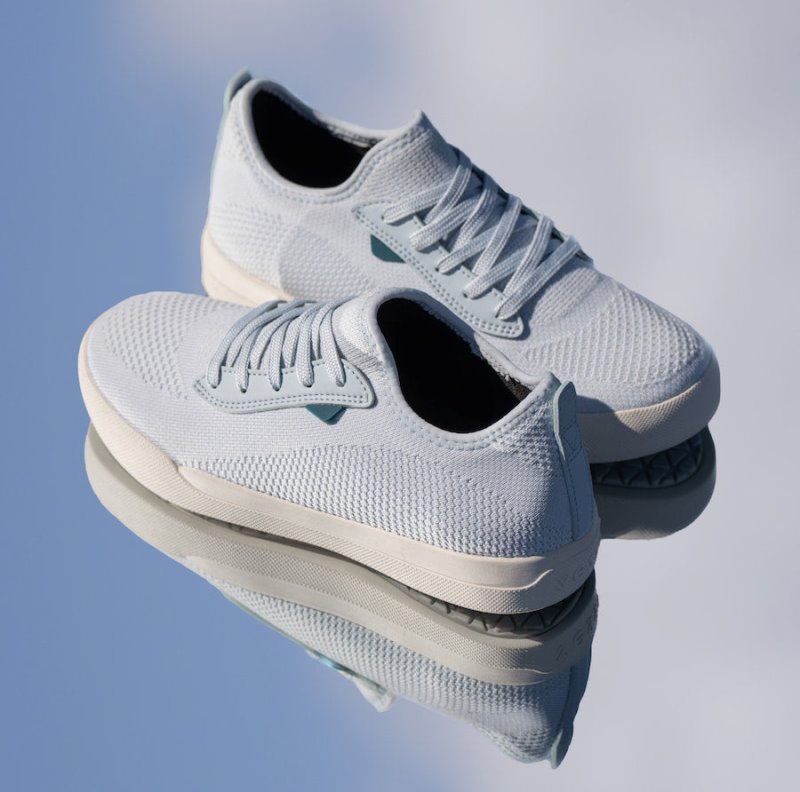 Vessi Weekend Vandtætte Sneakers Dame Lyseblå | DK-98478