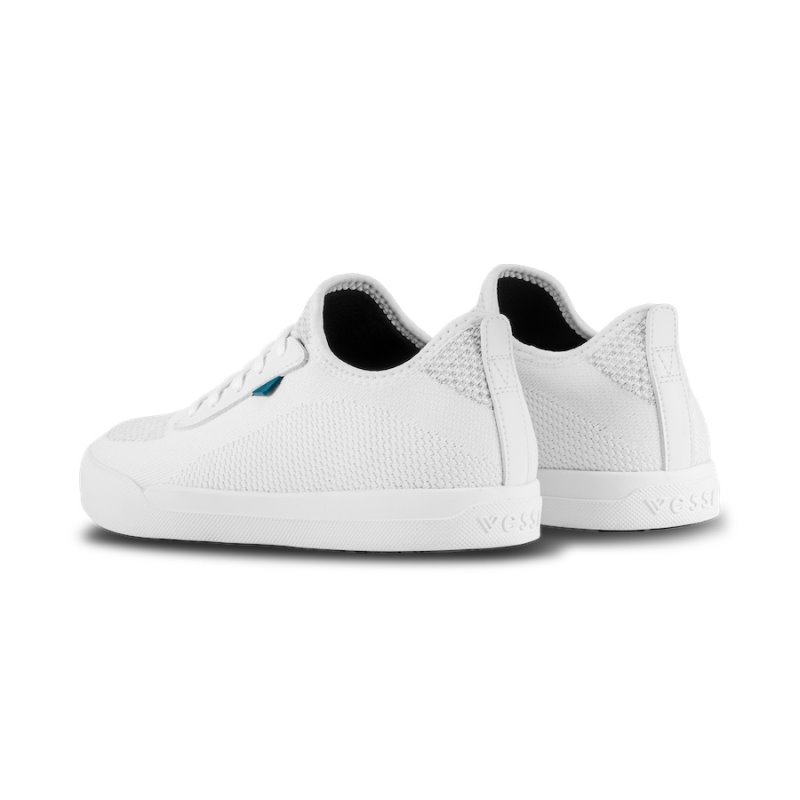 Vessi Weekend Vandtætte Sneakers Herre Hvide | DK-34796