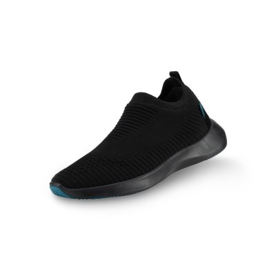 Vessi Everyday Move Slip Ons Vandtætte Sneakers Dame Sort Sort | DK-86225